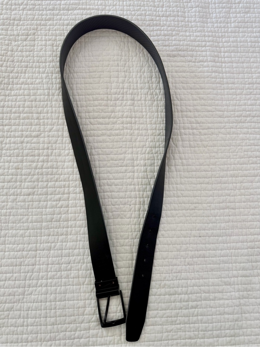 Nike Men's Black Smooth Belt with Matte Buckle Size 40